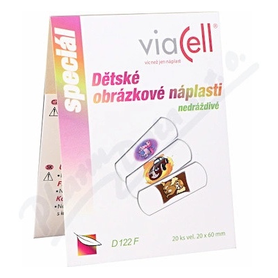 Viacell dětské obrázkové náplasti 20 ks