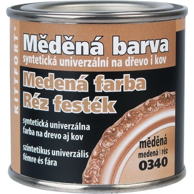 Kittfort 0340 Měděná barva na kov a dřevo 80 g