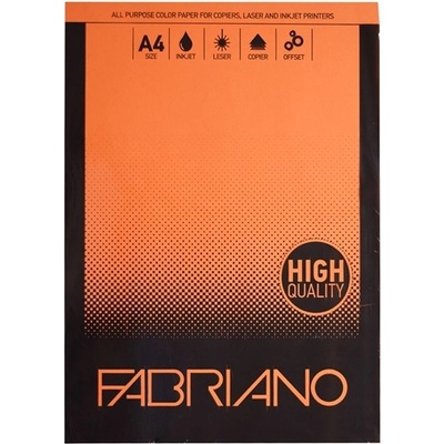 Fabriano Копирен картон Fabriano, A4, 160 g/m2, оранжев, 50 листа