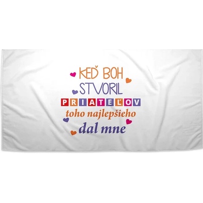 Sablio Uterák Keď Boh stvoril priateľa 50 x 100 cm