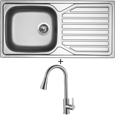 Set Sinks OKIO 1000 XXL V + Laveo BONA BAB 269U