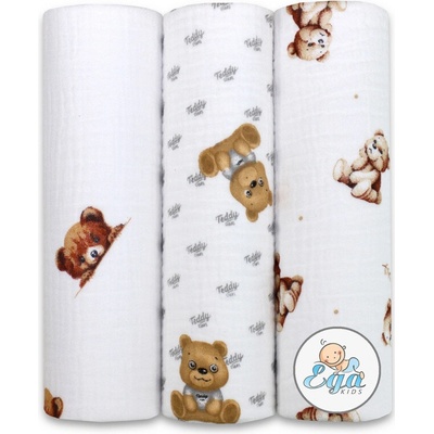 Ega Kids Mušelínové medvedíky 3 ks