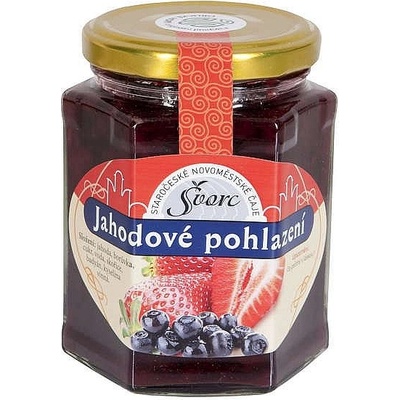 Švorc Pečený čaj Jahodové pohladenie sklo 275 ml