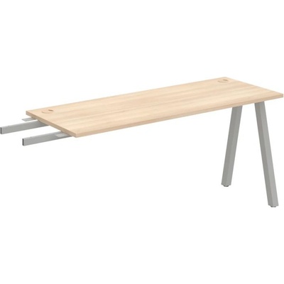 OFFICE PRO s.r.o. HOBIS prídavný stôl do uhla - UE A 1600 RU, hĺbka 60 cm, agát