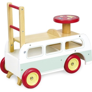 Vilac Dřevěné odrázedlo minibus 2v1