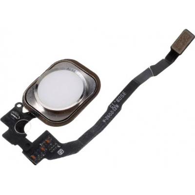 Apple Tlačidlo HOME button Flex káblový iPhone SE, 5S biele OEM