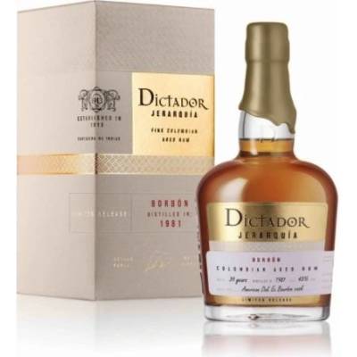 Dictador Jerarquia Borbon 1981 39y 43% 0,7 l (holá láhev)