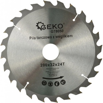 GEKO Kotouč pilový vidiový s otvory, 200x32x24T