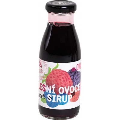 Hradecké delikatesy Super sirup z lesního ovoce poleva 250 ml