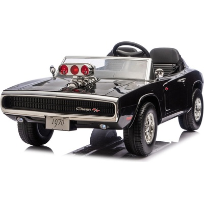 Mamido Dodge Charger R/T 24V 2x200W Dětské elektrické autíčko černá