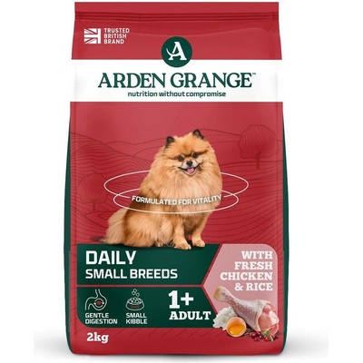 Arden Grange Adult mini with fresh chicken & rice 2 kg