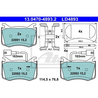 CONTINENTAL TEVES (ATE) 13.0470-4893.2