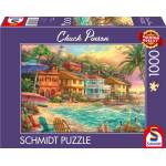 Schmidt Spiele Пъзел Schmidt от 1000 части - Живот на острова (58555)
