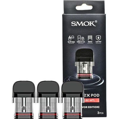 Smoktech Novo X2 Replacement Pod 0,8ohm 3 ks