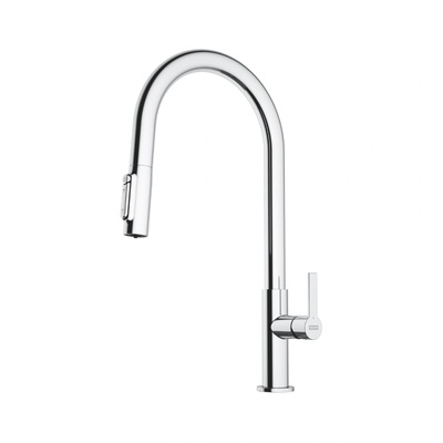 Franke Maris Slim Clear Water J Pulldown Chrome (120.0730.870)