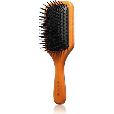 La'dor profesionální dřevěný hřeben na vlasy Middle Wooden Paddle Brush 1 ks – Zboží Mobilmania