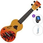 Mahalo Hawaii Basic SET Hawaii Orange Burst Сопрано укулеле (MD1HA-ORB-BASIC-SET)