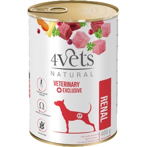 4Vets NATURAL 4Vets за кучета Renal 400g