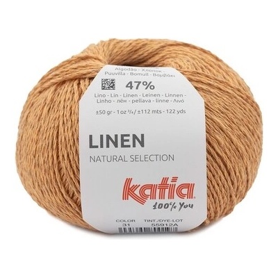 LINEN Katia Farby LINEN: 31 lososová - VÝPREDAJ