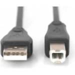 ASSMANN Cable USB Digitus USB-A - USB-B 0.5 m Black (AK-300105-005-S)