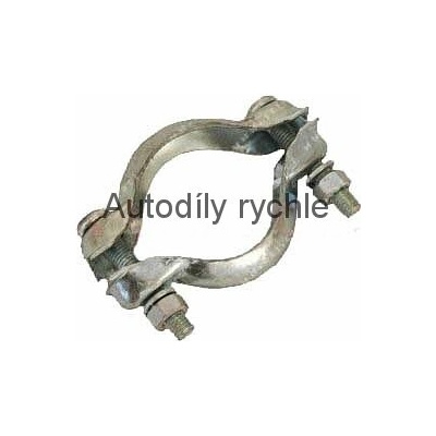 OEM V S353 spona výfuku 53 mm, 2 šrouby (Citroen, Peugeot, Renault, Volvo) (VS353)
