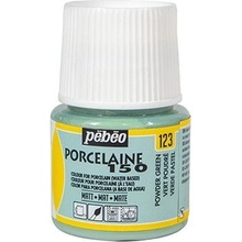 Vypalovací barvy na porcelán prášková zelená 123 Porceaine150 45ml Pebeo