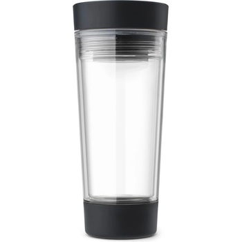 Brabantia Чаша за пътуване MAKE & TAKE, 360 мл, тъмносив, пластмаса, Brabantia (BRAB228766)