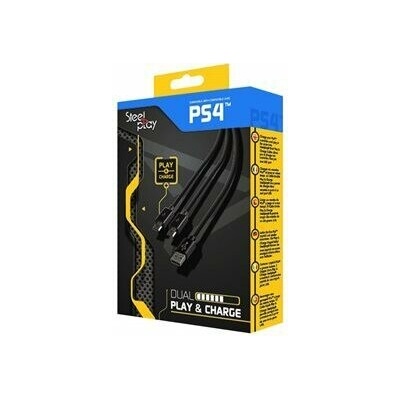 Steelplay Dual Play and Charge Cable PS4