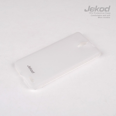 Pouzdro JEKOD TPU Ochranné HTC ONE X bílé