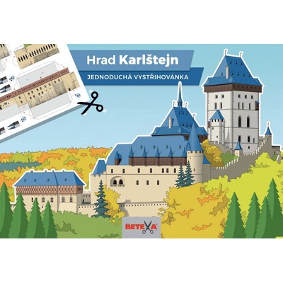 Betexa papírový model Hrad Karlštejn jednoduchý