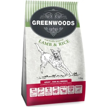 Greenwoods Adult Lamb & Rice 12 kg