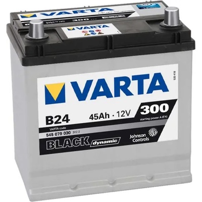 VARTA B24 Black Dynamic 45Ah 300A left+ Asia (545 079 030)
