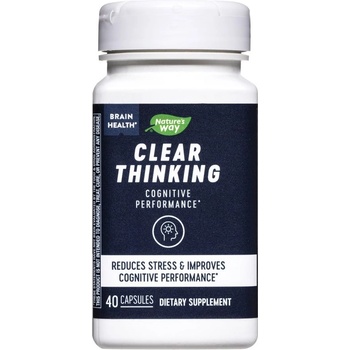 Nature's Way Clear Thinking, 40 капсули, Nature’s Way
