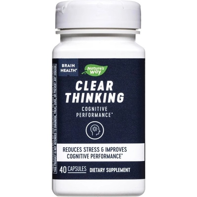 Nature's Way Clear Thinking, 40 капсули, Nature’s Way