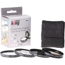 King sada filtrů PL-C+UV+ ND8 +4 55mm