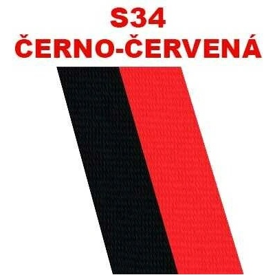 Stuha černo-červená