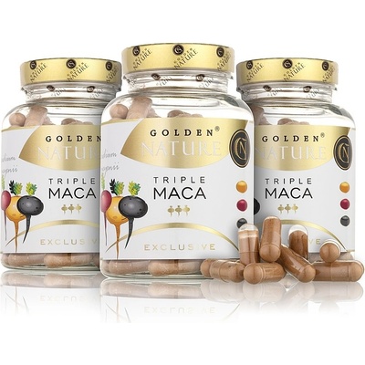 Golden Nature Exclusive Triple Maca 2+1 300 kapslí