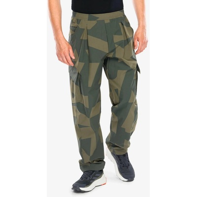 Turistické kalhoty adidas TERREX Xploric Cargo Joggers Printed carbon/legivy/olistr