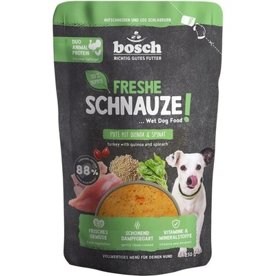 Bosch Freshe Schnauze s krůtím masem quinoou a špenátem 250 g