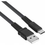 RIVACASE Кабел Rivacase - PS6002BK21, USB-C/USB-A, 2.1 m, черен (PS6002BK21)