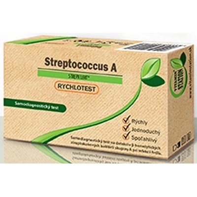 Vitamin Station Rýchlotest Streptococcus A samodiagnostický test z hrdla,1 set