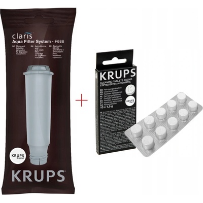 Krups F08801 Claris + čistiace tablety XS3000