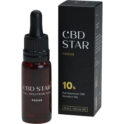 CBD star olej focus 10% 10 ml