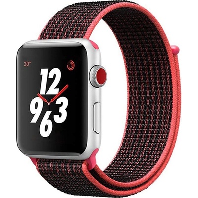 Eternico Airy na Apple Watch 42 mm/44 mm/45 mm Rustic Red and Red edge AET-AWAY-RuReR-42