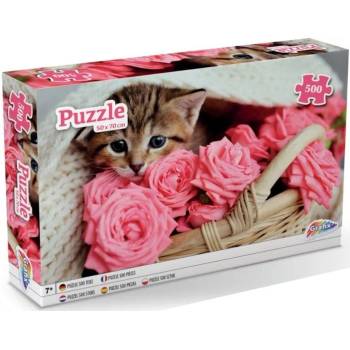 Image 1 of Grafix Пъзел Grafix от 500 части - Котка (400042)