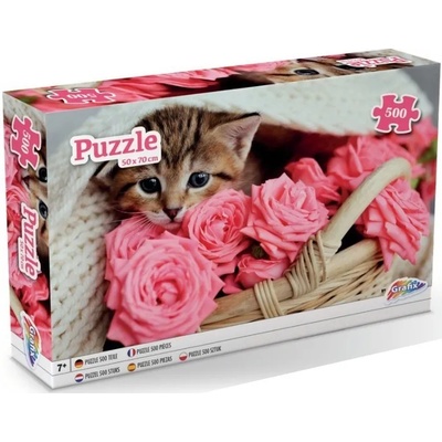 Grafix Пъзел Grafix от 500 части - Котка (400042)