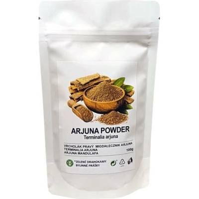 Zelené Drahokamy Arjuna kůra Terminalia arjuna mletá 100 g