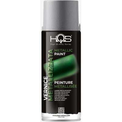 HQS farba v spreji efekt metalíza 400 ml strieborná