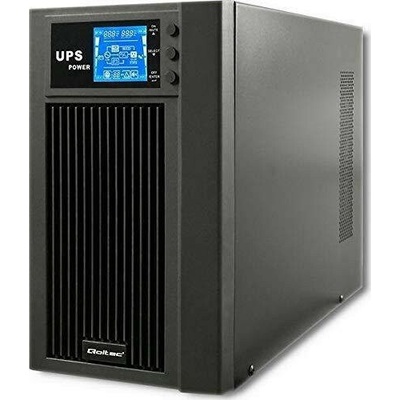 Qoltec Pure Sine Wave 3kVA 2400W AVR LCD