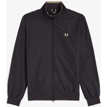 Fred Perry Яке Fred Perry Mens Brentham Cotton Long Sleeve Harrington Jacket - Black 350